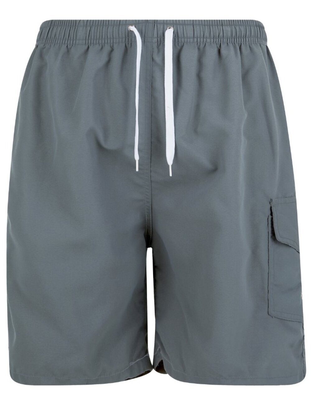 Men Swim Trunks Swimming Swimwear Cargo Shorts Beach Surf Board, Gray, NEW